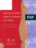 Informe Mundial Sobre Violencia y Salud-OPS-OMS