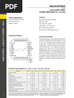 HMC907APM5E: Typical Applications Features