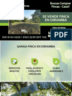Fincas en Nicaragua - Se Vende Finca Agricola en Diriamba (Cd. VFP-47)