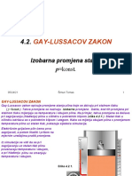 4.2. Gay-Lussacov Zakon