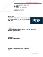 Spek Teknis Rawat Inap RSP Serawai 20212