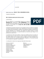 Carta de Solicitud Horas Extras