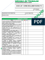 Modelo - Check List Da Norma Regulamentadora Nº 10 - Blog Segurança Do Trabalho