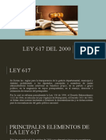 Ley 617 Del 2000