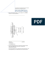 Regulator procedure