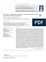 (11) Evaluation of Intermediate Temperature Cracking Performance of Warm Mix Additive Modified Asphalt Binders