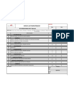 Checklist manutenção ar condicionado