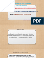 Prospectiva de La Educación