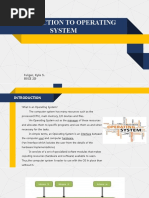 Introduction To Operating System: Fulgar, Kyla S. Bsce 2D