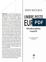 Umbre Peste Europa. Democratie Si Totalitarism in Secolul XX - Mark Mazower