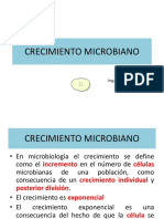 Crecimiento bacteriano y curva de crecimiento en