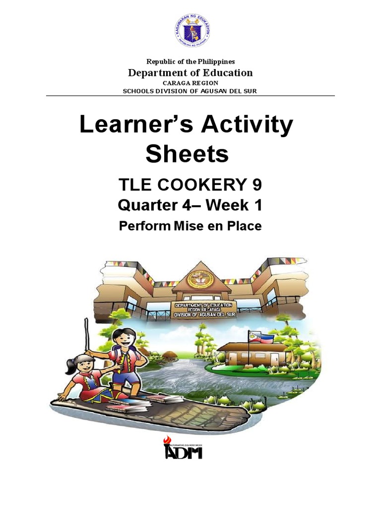 Tlecookery9 Q4 W1 Las Pdf Pudding Custard