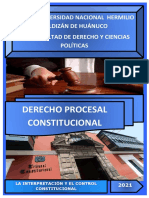 La Interpretación y Control Constitucional (1)