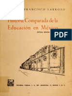 Larroyo Historia Comparada de La Educacion en Mexico