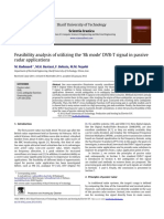 Feasibility Analysis of Utilizing The 8k Mode' DVB-T Signal in Passive Radar Applications