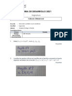 PRUEBA DE DESARROLLO CÁLCULO DIFERENCIAL 11 May