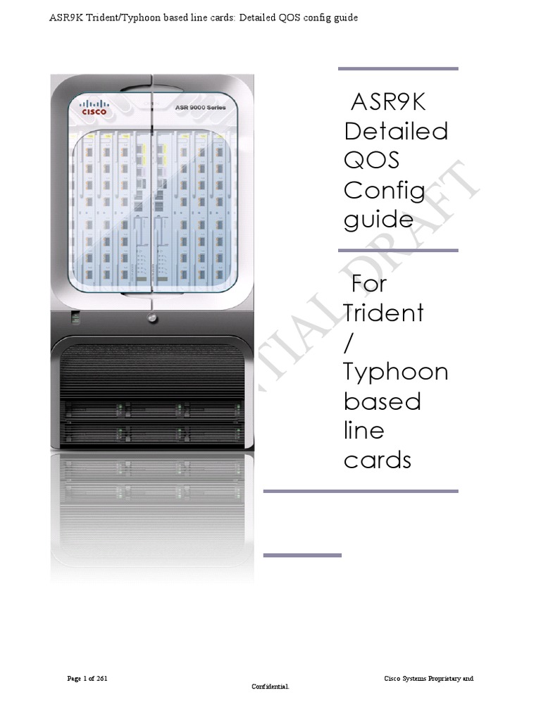 Asr9k Tridenttyphoon Qos Deployment Guide PDF Quality Of Service