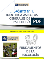 Clase 1 y Propositos Fundamentos de La Psicologia