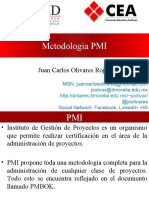 Metodología PMI: Juan Carlos Olivares Rojas