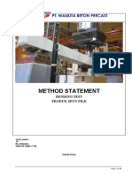 Method Statement Bending Test (Revisi01)