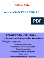 Materi 13 Kepuasan Pelanggan