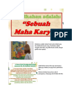 Pernikahan adalah sebuah mahakarya