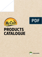 McCain Potato Products Catalog