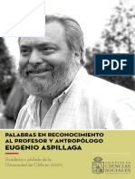 Libro Homenaje Despedida Eugenio Aspillaga 