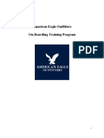 American Eagle Sample Training Program