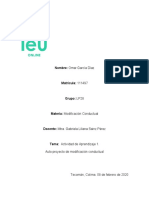 García - Omar.act.1. Autoproyecto de Modificación Conductual - Primera Parte