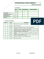 Perfil y Responsabilidades de Comercial