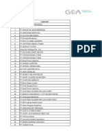 Reference List 2019 (GEA Westfalia)