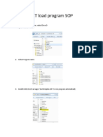 MDA ICT load program SOP