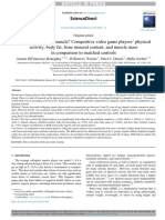 Esports Players, Got Muscle? Competitive Video Game Players' Physical Activity, Body Fat, Bone Mineral Content, and Muscle Mass in Comparison To Matched Controls