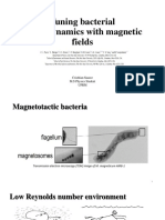 Tuning bacterial hydrodynamics with magnetic fields