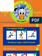 donald duck past simple