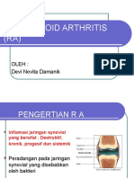 Rheumatoid Arthritis (RA) : Oleh: Devi Novita Damanik