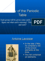 History of The Periodic Table New