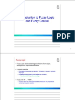 Introduction To Fuzzy Logic and Fuzzy Control