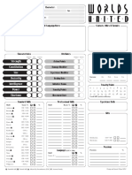 Worlds United Character Sheet