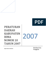 Perda Nomor 10 Tahun 2007