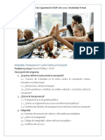 Curso Integridad - Transparencia - Guía para Inscripción