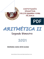 Aritmética II Bim G - 2