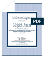 Ehr Certificate