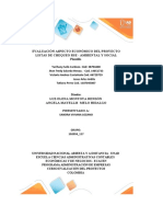 Plantilla Excel Evaluación Aspecto Económico Del Proyecto - Listas Chequeos RSE Ambiental y Social - Grupo 102059 - 117