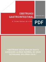 Tugas Obstruksi Gastrointestinal