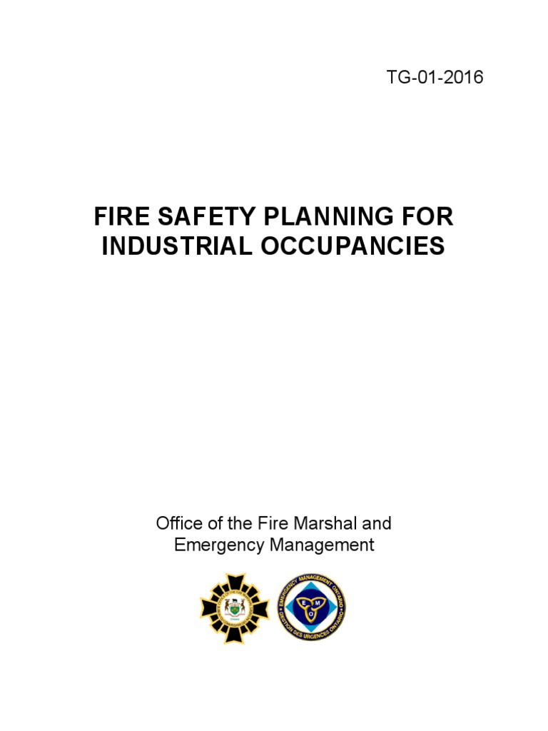 TG012016 Fire Safety Planning For Industrial Occupancies PDFUA