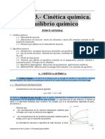 Cinética Química. Equilibrio Químico