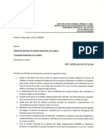 Carta Alcaldía Cómité Gestión Del Riesgo