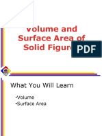 Volume and Surface Area of Solid Figures